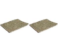 Rosewood Naturals Chill 'n' Scratch Mat XL, Small Animal Bed, Shelf Liner and Chew Toy, Natural Materials Hand Woven for Rabbits, Guinea Pigs, Ferrets, Chinchillas, Degus and Rats, 38.5cm x 29cm