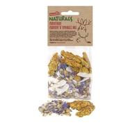 Rosewood Naturals Christmas Carrots ‘n’ Sprinkle Mix for Small Animals - 100% Natural Treat Mix with 9 Carrot Cookies, Food Topper and Treat for Rabbits, Guinea Pigs, Hamsters, Gerbils, Mice, 100g