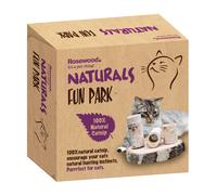 Rosewood Naturals Fun Park for Cats - Interactive Cat Toy with Natural Mini Catnip Balls, Encourages Play, Exercise and Healthy Activity for Indoor