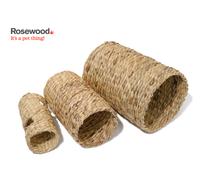 ROSEWOOD NATURALS HYACINTH SMALL ANIMAL PLAY TUNNEL 3 SIZES