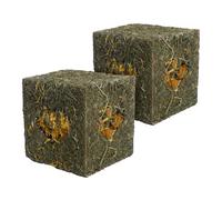 Rosewood Naturals I Love Hay Forage Cube, Small Animal Treat and Gnaw Toy for Rabbits, Guinea Pigs, Chinchillas, Degus, Hamsters, Gerbils, Mice and