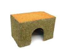 Rosewood Naturals Large Carrot Cottage for Small Animals - Edible Toy, Hay House, Den and Hideout for Rabbits, Guinea Pigs and Chinchillas