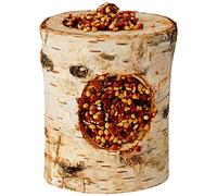 Rosewood Naturals Nibble Woodroll with Carrot, Small Animal Treat and Gnaw Toy for Rabbits, Guinea Pigs, Chinchillas, Degus, Hamsters, Gerbils, Mice and Rats (Pack of 1)