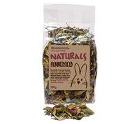 Rosewood Naturals Summerfield Salad, Small Animal Treat for Rabbits, Guinea Pigs, Chinchillas, Degus, Hamster and Gerbils, 100g