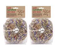 Rosewood Naturals Winter Wreath for Small Animals - Made with Natural