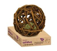 Rosewood Naturals XL Willow & Catnip Ball for Cats - 15 cm Durable Interactive Cat Toy, All-Natural Willow, Encourages Play, Exercise and Stress Relief for Indoor and Outdoor Cats