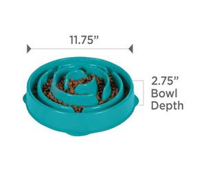 Rosewood Outward Hound Fun Feeder Slo Dog Bowl