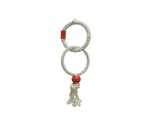 Rosewood Parrot Ring Bird Toy - Large Twin Rings