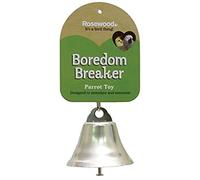 Rosewood Parrot Toy Bell, Large Silver