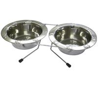 Rosewood Paw Dog And Cat Double Diner - Small