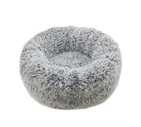 40 Winks Silver Fluff Comfort Round Bed for Dogs - Medium