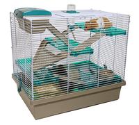 Rosewood Pico Hamster Home - Cage XL Translucent Teal - 50 x 36 x 47cm