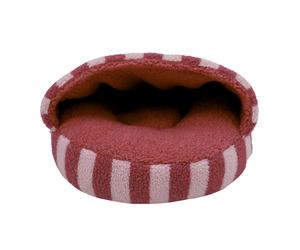 Rosewood Pink Striped Cosy Cat Cave - 40cm