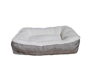 Rosewood Plush/Tweed Teddy Bear Dog Mattress, Small