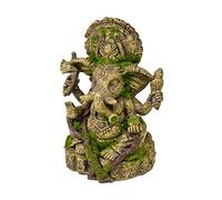 Rosewood Polyresin Moss Covered Statue of Ganesha Aquarium Ornament