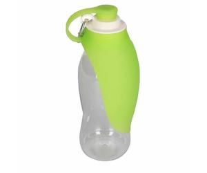 Rosewood Portable Leaf Travel Bottle Dog Drinker Dishwasher Safe Silicone Bowl