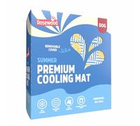 Rosewood Premium Lemon Cooling Mat for Dogs & Cats 68 x 53cm - Self-Cooling Gel Pet Mat with Removable Washable Cover, Non-Slip Water-Resistant Base, Summer Cooling Bed for Pets