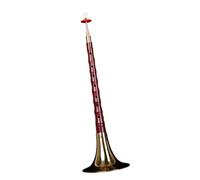 Rosewood Rod Brass Bowl High-end Suona Adult Suona Horn Chinese Ethnic Wind Instrument Suona For Beginners (Color : C key)