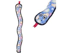 Rosewood Rope and Squeak Snake Luxury Plush Character Quality Dog Toy, 69 cm, Multicolor