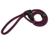 Rosewood Rope Twist Dog Slip Lead - Purple - 121cm