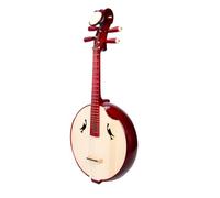 Rosewood Ruan, 4-String Lute for Beginners & Performers, Solid Wood Ruan, Ruan Musical Instrument, Playing, Practicing, Chinese Folk Musical Instruments C