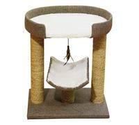 Rosewood Saffron Catnip Fun Strong & Sturdy Soft Plush Cat Scratching Post / Toy