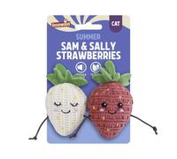 Rosewood Sam and Sally Strawberry Duo Cat Toy - Duo