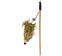 Rosewood Silvervine Cat Toy - Soft Plush Teaser Wand Toy with Natural Silvervine - Catnip Alternative - Promotes Play, Exercise and Healthy Behaviour - Interactive Indoor Cat Toys