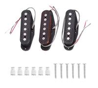 Rosewood Single Coil Pickup Set for Guitar 3 Pcs 48/50 / 52mm String Spacing - Durable Craftsmanship, Clear Sound Quality, Easy Installation for Musicians