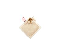 Rosewood Snuggle Heat Cushion - 20cm, Cream, Microwavable Warming Plush Comfort Toy for Puppies and Small Pets