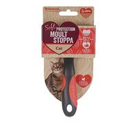 Rosewood Soft Protection Moult Stoppa, Professional Grooming Brush for Long & Short Haired Cats