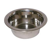 Rosewood Stainless Steel Bowl Deluxe, 8-inch, clear