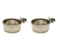 Rosewood Stainless Steel Coop Cup Bolt on Cup, 250 ml (Pack of 2)