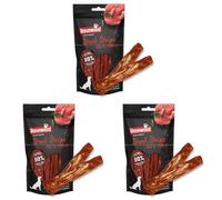 Rosewood Steak Strips for Dogs - Made with Beef and Pollock, Grain Free Chews, High Protein Dog Treats, By Pets Unlimited (100g) (Pack of 3)