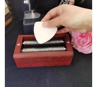 Rosewood Tailor's Chalk Sharpener, Tailors Chalk Sharpener, Precision Dual Steel Rollers, Professional Precision Tool, For Sewing & Crafting, Tailors, Sewing Enthusiasts & Crafting