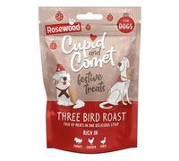 Rosewood Three Bird Roast Strips Dog Treats - 100g Pack