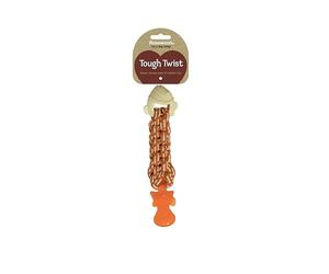 Rosewood Tough Twist Textured Fish Dog Toy - 28cm