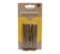 Rosewood Boredom Breaker Edible Treat 'N' Gnaw Log, Rabbit Treats & Small Animal Treats