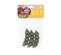 Rosewood Veggie Burst Pea Pods - Treat and Gnaw, Made with Natural Grasses and Vegetables, Boredom Breaker Treats for Rabbits, Guinea Pigs, Hamsters