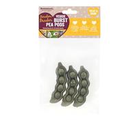 Rosewood Boredom Breaker Veggie Burst Pea Pods Rabbit Treats & Small Animal Treats, 3pc 80g