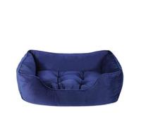 40 Winks Velvet Navy Box Bed - Large