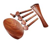 Rosewood Violin Chinrest Pegs Full Size 4/4 Violin Fittings Right And Left Hand Violin Accessories violin parts