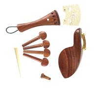 Rosewood Violin Parts With Bridge Sound Post Fitting Set 4/4 Accessories Chin Rest Tailpiece Endpin Pegs Professional Violin Accessories