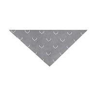 Rosewood Wolf and Tiger Grey Antler Hygge Bandana for Dogs - Festive Reindeer Theme