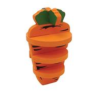 Rosewood Woodies 3D Carrot, Activity Toy for Small Animals