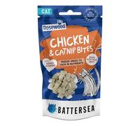 Rosewood x Battersea Chicken & Catnip Freeze Dried Cat Treats - High Protein Healthy Cat Snack with Added Vitamins, Real Meat and Catnip Infused for Stimulation