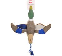 Rosewood x Joules Duck Dog Toy ? Soft Plush with Hidden Squeaker, Durable, Interactive Pet Toy for Medium and Large Dogs, Multi-Textured Design