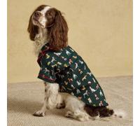 Rosewood x Joules Green Festive Print Dog Pyjamas, Small, 33cm | Exclusive Festive Print, Soft Stretch Fabric, Velcro Fastening, Machine Washable, Gift Box Packaging