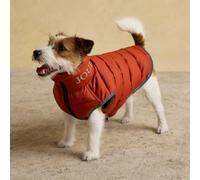 Rosewood x Joules Ketchup Moorsdale Puffer Dog Coat, Small - Reversible Winter Jacket with Zip Closure, Warm, Lightweight, Water-Resistant Pet Coat for Small Dogs