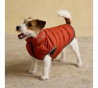 Rosewood x Joules Ketchup Moorsdale Puffer Dog Coat, Small - Reversible Winter Jacket with Zip Closure, Warm, Lightweight, Water-Resistant Pet Coat for Small Dogs
